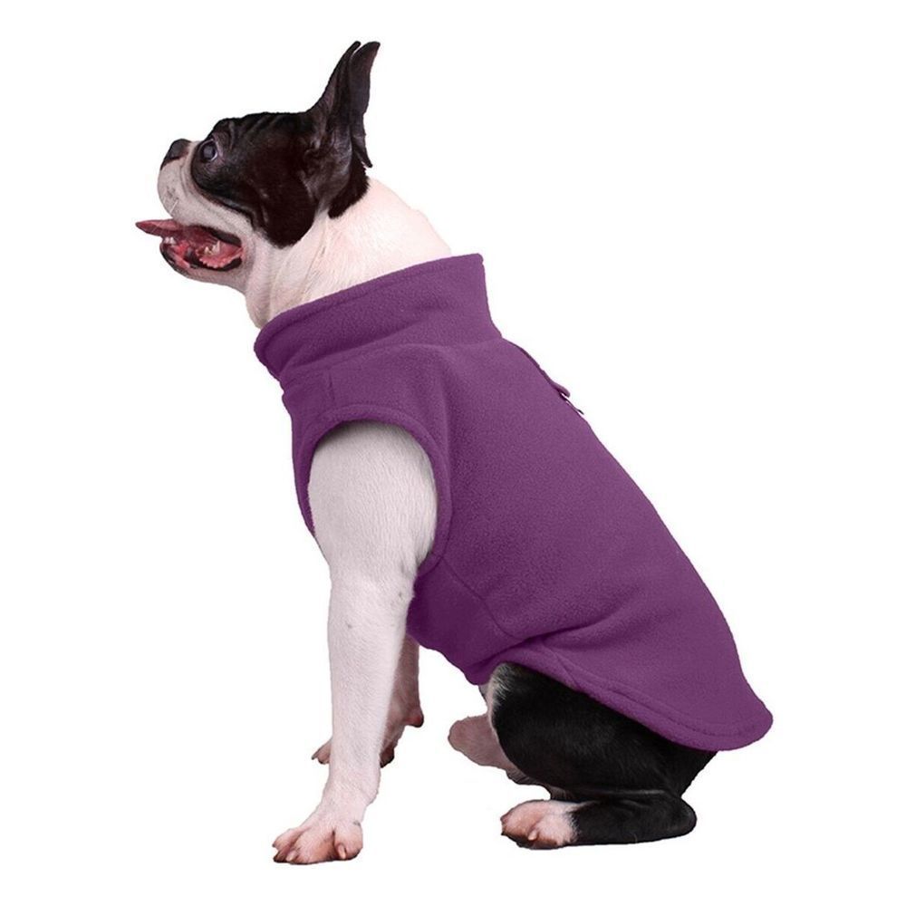 Royal Wise Purple Thick Polar Fleece Pet Coat size XL